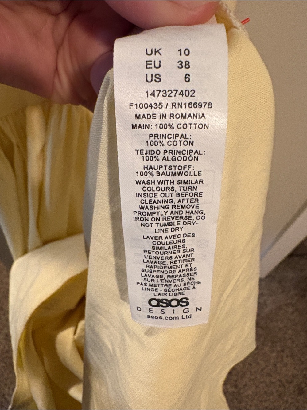 ASOS Yellow Dress - Picture 12 of 14